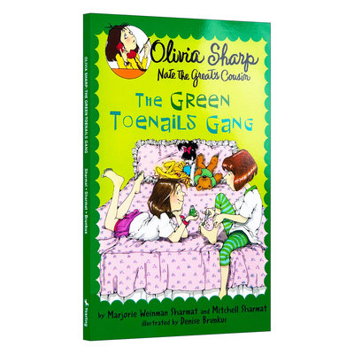 英文原版 The Green Toenails Gang 绿趾甲帮派 大侦探内特同作者儿童侦探小说 Olivia Sharp Agent for Secrets 英文版 进口书籍