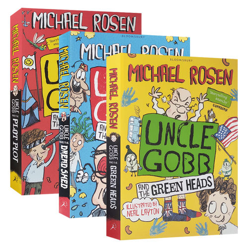 Uncle Gobb 戈布叔叔系列3册进口原版英文书籍