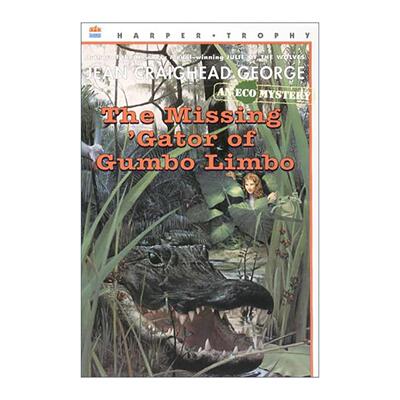 英文原版 The Missing Gator of Gumbo Limbo 沼泽地里失踪的鳄鱼 生态之谜系列 英文版 进口英语原版书籍