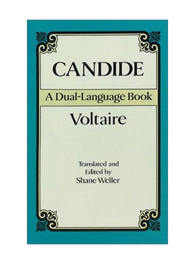 英文原版 Candide 老实人 英法双语版 伏尔泰 英文版 进口英语原版书籍