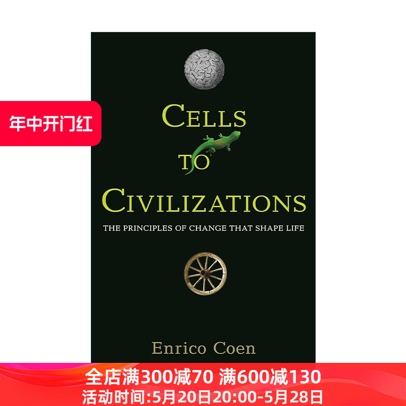 英文原版 Cells to Civilizations从细胞到文明改变生命的原则进化生物学 Enrico Coen英文版进口英语原版书籍