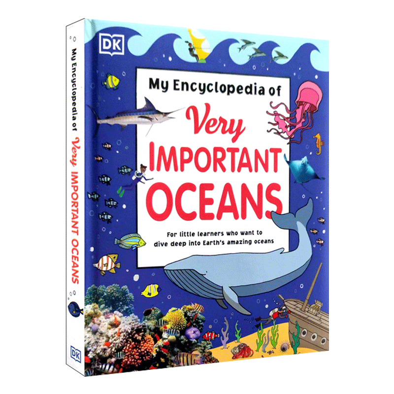 英文原版 My Encyclopedia of Very Important Oceans那些重要的海洋生物 少儿科普百科全书英语启蒙认知读物 英文版 进口英语书籍