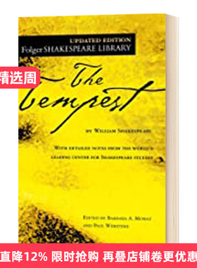 莎士比亚 暴风雨  The Tempest William Shakespeare Simon Schuster 英文原版 威廉莎士比亚四大喜剧之一 进口英语经典名著书籍