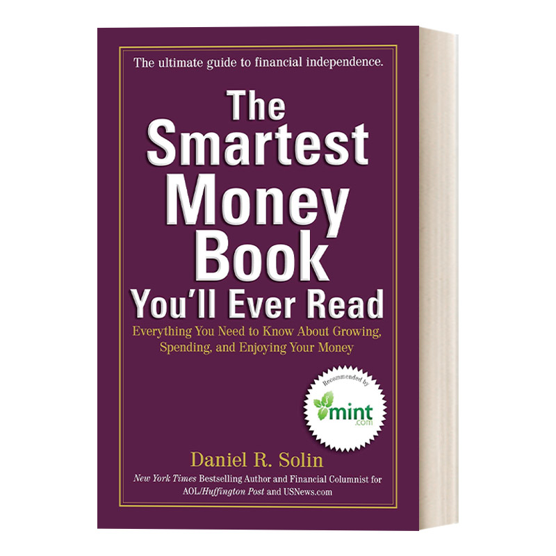 英文原版 The Smartest Money Book You'll Ever Read 理财之道 成长 消费和享受你的钱 投资 Daniel R. Solin 英文版 进口书籍