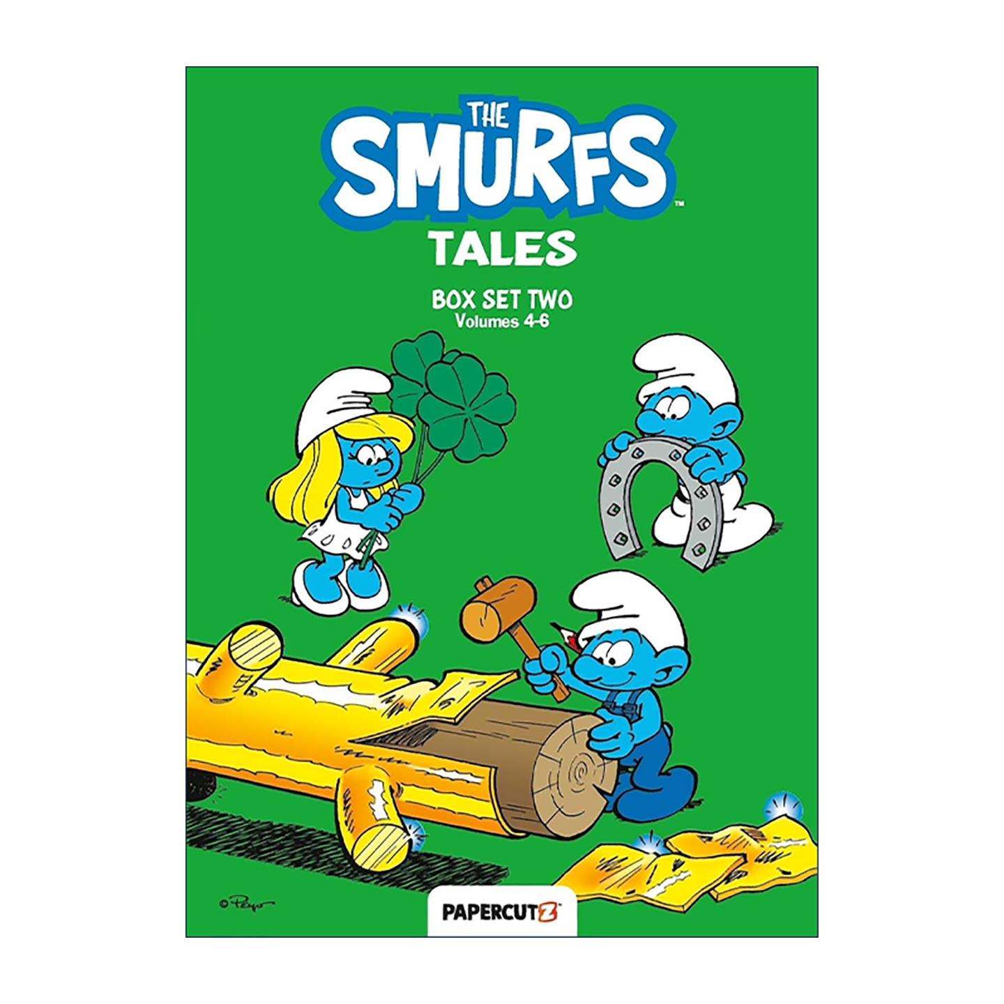 英文原版 The Smurfs Tales Boxset 蓝精灵故事4-6册盒装 英文版 进口英语原版书籍