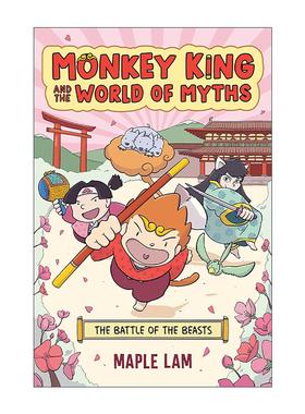 英文原版 Monkey King and the World of Myths 2 The Battle of the Beasts 孙悟空和神话世界2 野兽之战 儿童动作冒险漫画