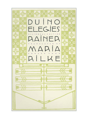 英文原版 Duino Elegies A Bilingual Edition 里尔克 杜伊诺哀歌  双语版  德语-英语 英文版 进口英语原版书籍