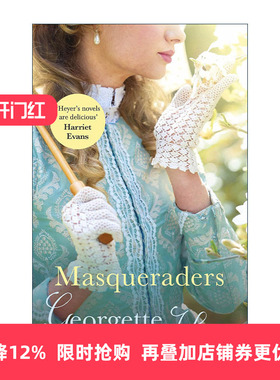 英文原版 Masqueraders 假面危机 乔吉特·海尔摄政浪漫喜剧小说 古典言情 英文版 进口英语原版书籍