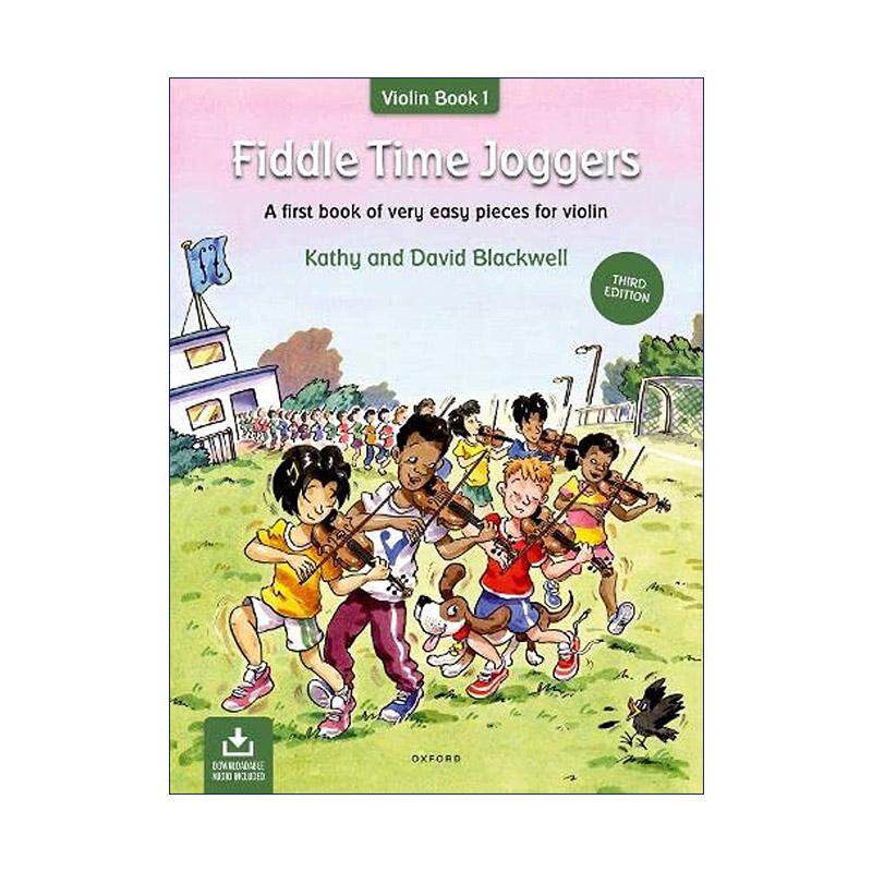 英文原版 Fiddle Time Joggers 牛津小提琴时光 慢跑教材 入门进阶1 ABRSM英皇考级小提琴启蒙教材 英文版 进口英语原版书籍