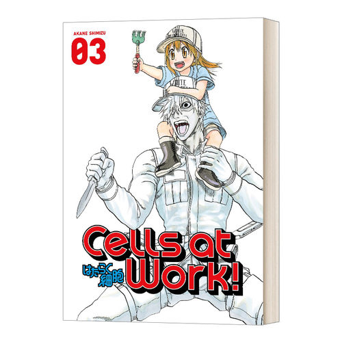 Cells At Work! 3 工作细胞3 漫画进口原版英文书籍