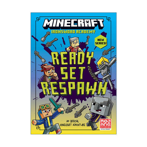 英文原版 Minecraft Ready Set Respawn 我的世界小说 铁剑学院系列1 预备 设置 复活 英文版 进口英语原版书籍