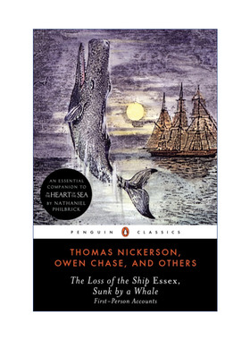 英文原版 The Loss of the Ship Essex Sunk By a Whale 海洋深处 被鲸鱼撞沉的埃塞克斯号 企鹅黑经典 英文版 进口英语原版书籍