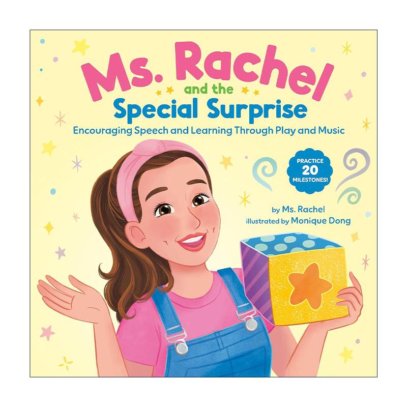 英文原版 Ms.Rachel and the Special Surprise 特别惊喜 通过游戏和音乐鼓励演讲与学习 儿童精装启蒙认知绘本 油管红人早教博主