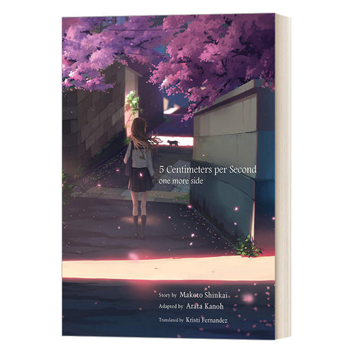 英文原版 5 Centimeters per Second: one more side 秒速5厘米 日本同名动漫电影小说英译本 英文版 进口英语原版书籍