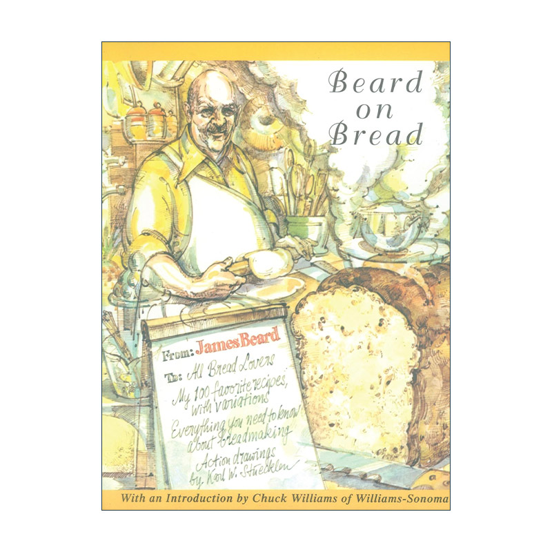 英文原版 Beard on Bread 面包烘焙权威烹饪指南 食谱 美国美食之父James Beard詹姆斯·比尔德 英文版 进口英语原版书籍