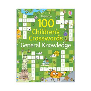 英文原版 100 Children's Crosswords General Knowledge 100个儿童填字游戏 常识 益智游戏 英文版 进口英语原版书籍
