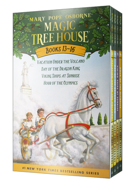 Magic Tree House #13-16 4C Box Set 神奇树屋13-16套装进口原版英文书籍