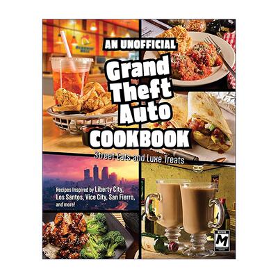 英文原版 The Unofficial Grand Theft Auto Cookbook 侠盗猎车手 游戏食谱书 精装 英文版 进口英语原版书籍