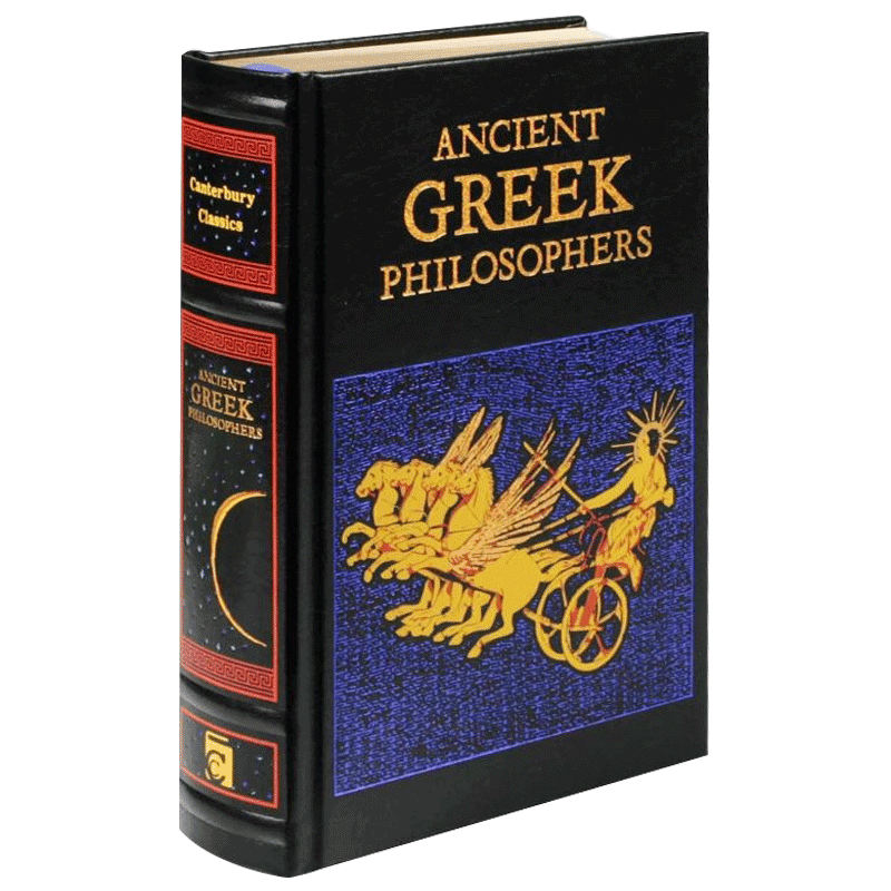 古希腊哲学家 英文原版书 Ancient Greek Philosophers 柏拉图 亚里士多德哲学思想 进口英语哲学书籍 Canterbury Classics