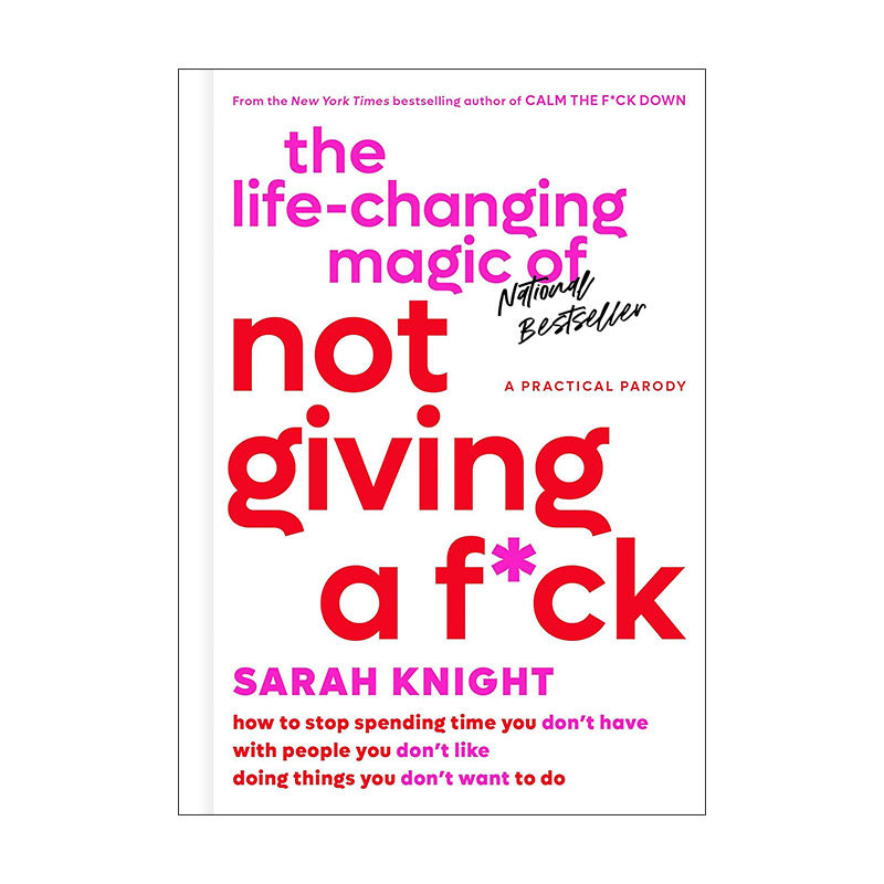 英文原版 The Life-Changing Magic of Not Giving a F*ck 改变人生的魔法 停止花时间做你不想做的事 精装 进口英语原版书籍