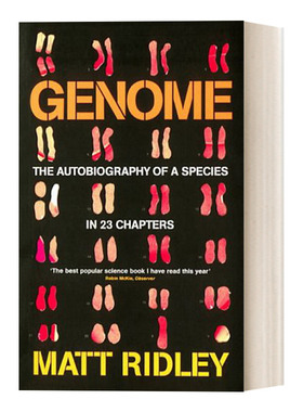 Genome 基因组 人种自传23章 马特·里德利进口原版英文书籍
