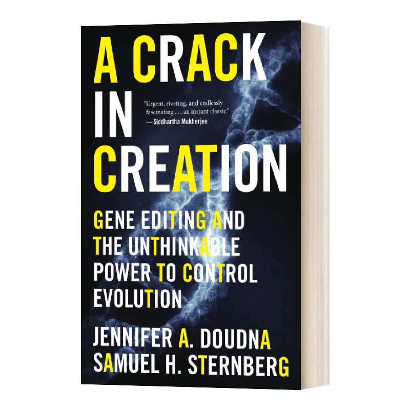 A Crack in Creation 创造之开天辟地 2020诺贝尔化学奖进口原版英文书籍