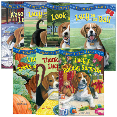 Absolutely Lucy 绝对的露西系列7册 儿童章节桥梁书 Amanda Harvey进口原版英文书籍