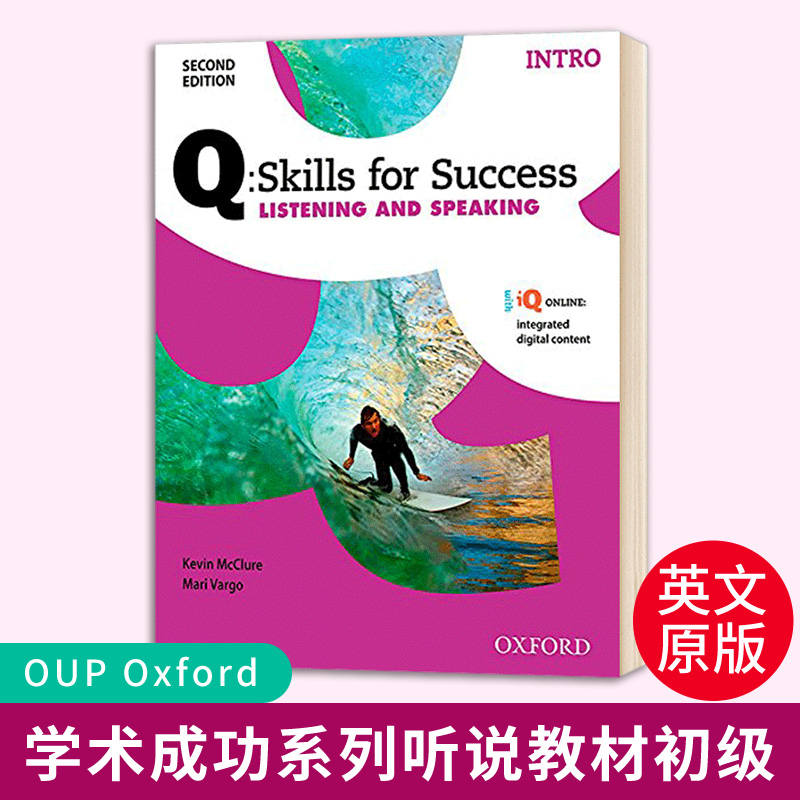 学术成功系列听说教材初级 Oxford Q Skills for Success Listening and Speaking Intro Level 英文原版 英文版词汇语言学习书籍
