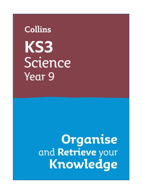 英文原版 Collins KS3 Science Year 9 Organise and Retrieve Your Knowledge 柯林斯英国初中科学复习册九年级 进口英语原版书籍