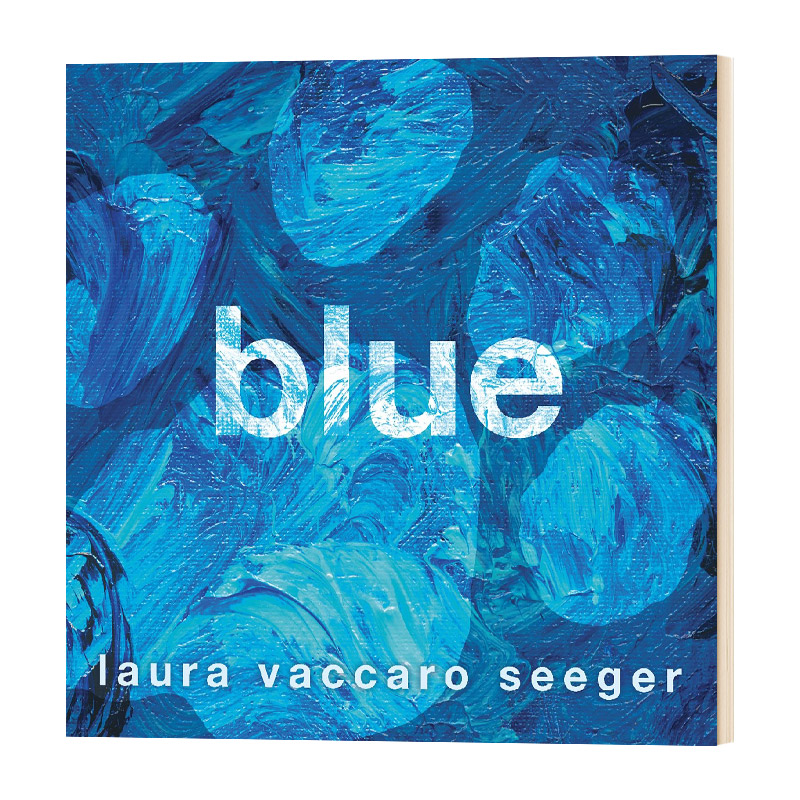 蓝色英文原版儿童绘本