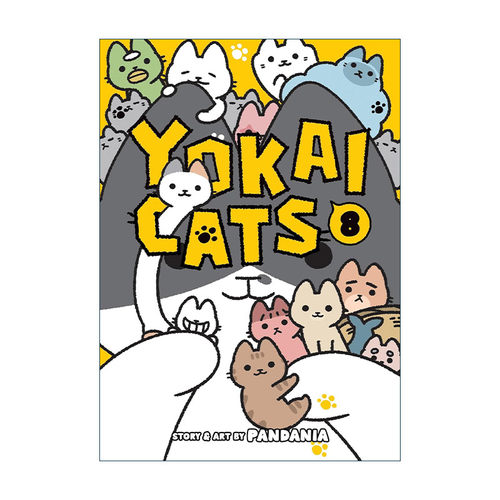 英文原版 Yokai Cats Vol.8 妖怪猫咪8 治愈搞笑漫画 从前从前有只猫 世界喵童话作者pandania 英文版 进口英语原版书籍