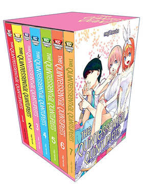 英文原版 The Quintessential Quintuplets Part 1 Manga Box Set (Vol.1-7) 五等分的新娘 1-7卷盒装套装 漫画 进口英语原版书籍