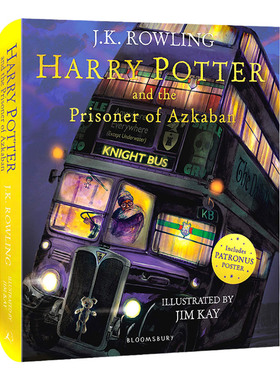哈利波特与阿兹卡班的囚徒 Harry Potter and the Prisoner of Azkaban 英文原版 彩绘平装版 JK罗琳 英文版进口英语书籍