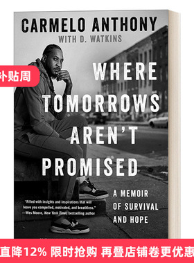 Where Tomorrows Aren't Promised 卡梅隆 安东尼自传  NBA 湖人开拓者进口原版英文书籍