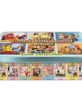 英文原版 Baby-Sitters Club Retro Tin Boxset 保姆俱乐部铁盒装1-6册 英文版 进口英语原版书籍