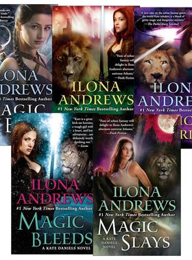 英文原版 Kate Daniels 魔法佣兵1-5册 女性奇幻冒险小说 英文版 进口英语原版书籍