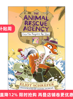 英文原版 The Animal Rescue Agency #2 Case File Pangolin Pop Star 动物救援机构1 穿山甲明星 英文版 进口英语原版书籍