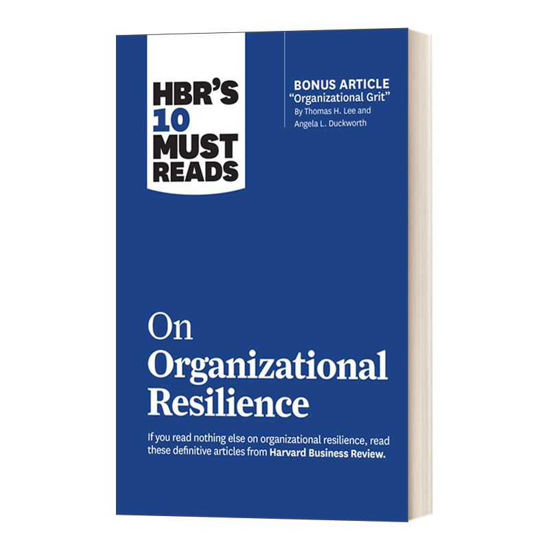 英文原版 HBR's 10 Must Reads on Organizational Resilience 哈佛商业评论关于组织弹性的10篇必读文章 英文版 进口英语原版书籍