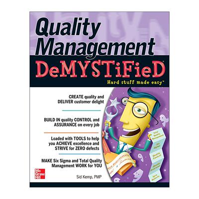 英文原版 Quality Management Demystified 质量管理 自学向导系列 英文版 进口英语原版书籍
