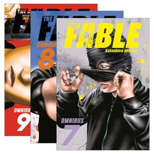 英文原版 The Fable Omnibus 杀手寓言 精选集7-9册 同名动漫动作喜剧漫画 南胜久 讲谈社 英文版 进口英语原版书籍