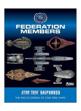 英文原版 Star Trek Shipyards Federation Members 星际迷航舰队指南 星际联邦舰队 精装 英文版 进口英语原版书籍