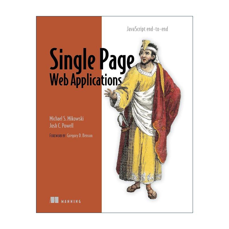 英文原版 Single Page Web Applications 单页Web应用 JavaScript从前端到后端 英文版 进口英语原版书籍