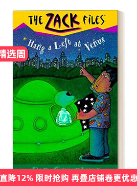 英文原版 The Zack Files 15 Hang a Left at Venus 札克档案系列15 儿童冒险章节桥梁书 Dan Greenburg 英文版 进口英语原版书籍