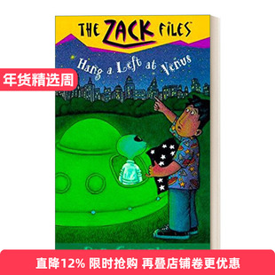 英文原版 The Zack Files 15 Hang a Left at Venus 札克档案系列15 儿童冒险章节桥梁书 Dan Greenburg 英文版 进口英语原版书籍