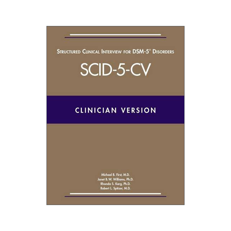 英文原版 Structured Clinical Interview for DSM-5? Disorders Clinician Version  DSM-5障碍定式临床检查 临床版 进口书籍