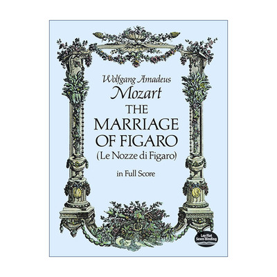 英文原版 The Marriage of Figaro 费加罗的婚礼 莫扎特喜歌剧 Wolfgang Amadeus Mozart 英文版 进口英语原版书籍
