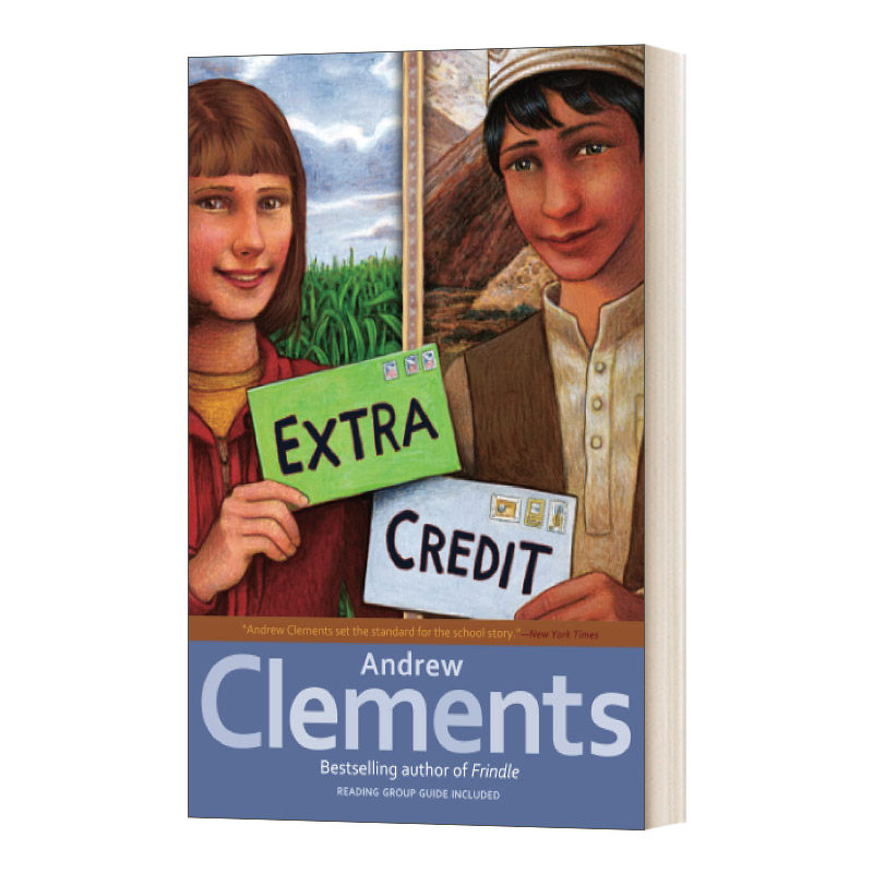 Extra Credit  额外加分  粉灵豆作者 Andrew Clements进口原版英文书籍