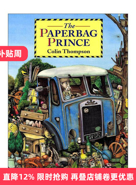 英文原版 The Paperbag Prince 纸袋王子 Colin Thompson绘本 英文版 进口英语原版书籍