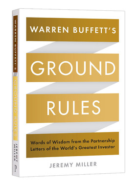 英文原版 Warren Buffett's Ground Rules 巴菲特致股东的信 投资原则篇 英文版 进口原版英文书籍