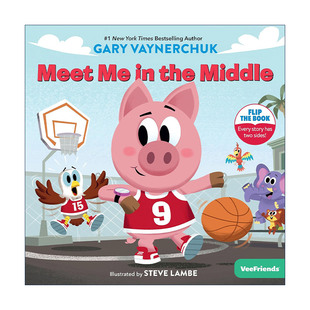 Vaynerchuk Middle the 英文原版 我 Gary 英文版 绘本 儿童精装 VeeFriends角色 书籍 进口英语原版 遇见中间 Meet